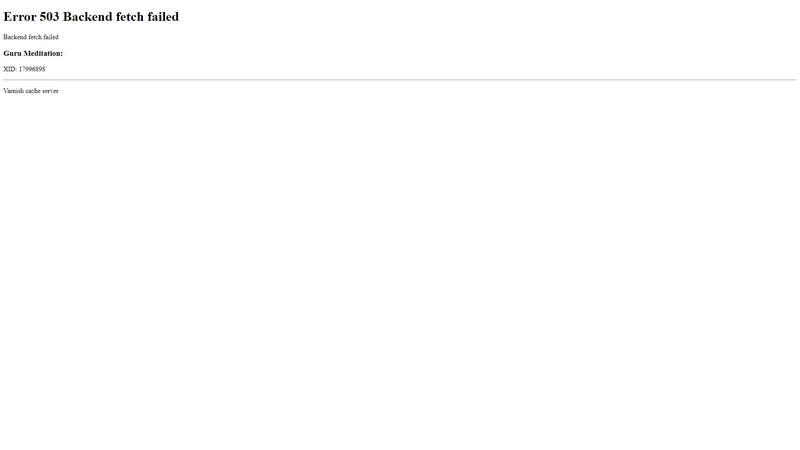 503 Backend fetch failed